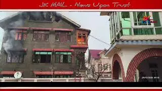 Early Morning Blaze Damages Residential House in Srinagar
