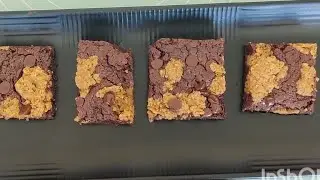 Eggless Ragi brownies  cookie dough delight!! Millet brownies!! Healthy brownies