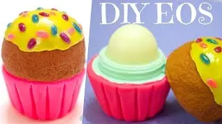 DIY Cupcake EOS Lip Balm Container | DIY Christmas Gifts