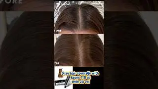 gray hair coverage with keune 7.31 uc#fashion shade dye With gray hair coverage, #coffees brown hair