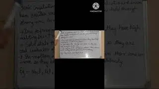 ionic crystalline solid @ studying with khushi #class12th #chemistry #chemistrynotes #handwritten