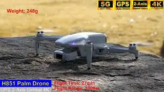 H851 GPS 2-Axis Gimbal 4K Long Range Brushless Drone &ndash; Just Released !