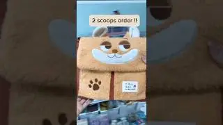 Part1,let&rsquo;s pack 2 scoops order for Lisa💗🎁 #mystery#giftideas#asmr#birthday#packingorders#cute#fyp