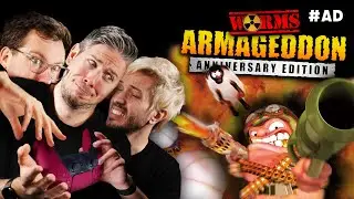 3 Players 1 Controller in Worms Armageddon: Anniversary Edition! #AD