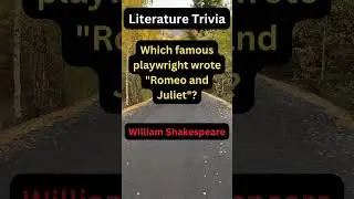 GENERAL KNOWLEDGE TRIVIA QUIZ 1: Literature Quiz Questions 📚📝🤔 #Shorts #facts
