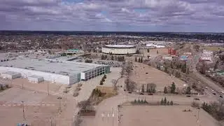 Edmonton Exo Centre and area - drone