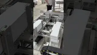 Shipped to India today a Collapsible box assembly machine, folding box assembly machine