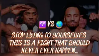 Anthony Joshua is a fight that should never happen & it won't, what doe's it do for AJ  anyway?