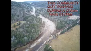 Aftermath Of 270mm Rainstorm In Cape Breton Nova Scotia