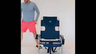 How to adjust the footrest and face cavity of the Ostrich 3N1 Beach Chair