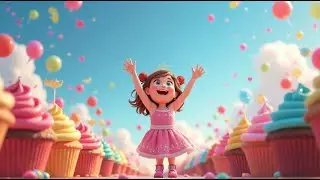 Colorful Cupcake Parade &mdash; Yummy Shapes! | Fun Shape & Color Song for Kids | Sweet Learning Adventure