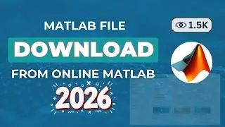 How to Download MATLAB File from Online MATLAB