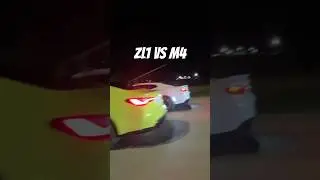 ZL1 vs M4 #camarozl1 #automobile #cartok #bmwm4 #bmw #cars