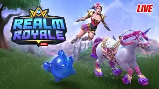Realm Royale pro level grinding solo vs duo vs squad gameplay Live