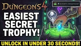 Dungeons 4: Как открыть самый простой секретный трофей! (Руководство по утилизации мусора)