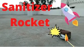 Sanitizer Rocket 🚀 | Science Experiments | Crack Experiments.