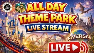 ThemeParkConductor and HaloGelato All Day ThemePark Livestream