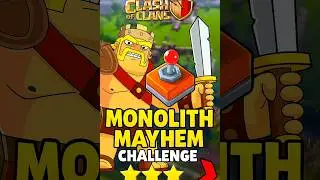 EASILY 3 STAR MoNolith MayHem CHALLENGE | Clash of Clans | #coc #3star #attack #newchallengecoc