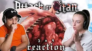 WHAT IS THAT?! Attack on Titan 3x9 REACTION! | 