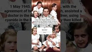 The Goebbels Family Suicides #ww2 #history