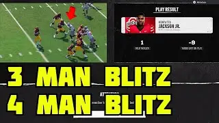 3 man and 4 man glitch blitz ncaa 25 defense tips