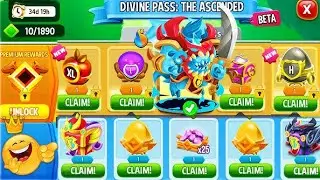 Dragon City | MỞ FULL DIVINE PASS N&Acirc;NG CẤP DIVINE ORB HABITAT LV38