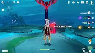 Beisht Boss Fight Event Ningguang Gameplay - Genshin Impact