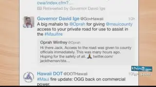 Oprah opens private ranch road to aid evacuations in Maui fire