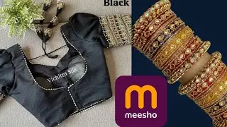 meesho se beautiful chuda & readymade blouse 💥✨||#trending #meesho #amazon @momnbabystories 