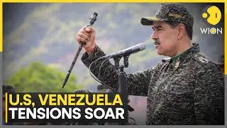 US Warships Arrive In Southern Caribbean, Maduro Says 'Can't Invade Venezuela' |  WION