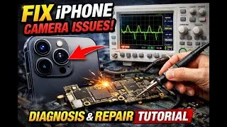 iPhone Camera Not Working? Board-Level Diagnosis with Oscilloscope (Step-by-Step Repair)