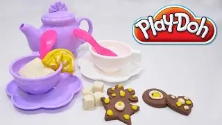 Play Doh Tea Set - Tea for Two Make Pretend Tea bags, Suger Cubes, Cookies  Kids Toys Hub