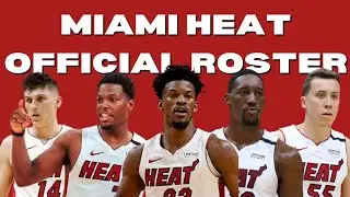 Miami Heat Official Team Roster 2021-2022 NBA Season