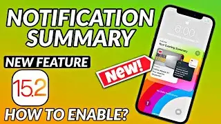 How To Enable Notification Summary on iPhone I iOS 15.2 Feature Notification Summary