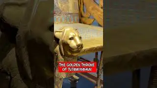 The Golden Throne of Tutankhamun &mdash; The Seat Where History Sat #ancientegypt #pyramidsofegypt #egipt