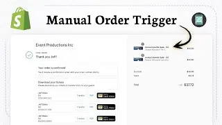 Как создать подтверждение заказа в Shopify