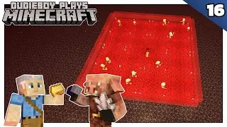 Piglin Spawner Farm on Nether Roof, and Piglin Bartering Farm!!! - dudieboy Plays Minecraft 1.16 #16