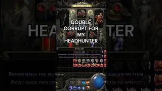 Double Corrupt HEADHUNTER INSANEEE! Path of Exile 2 #poe2 #gaming #pathofexile2 #shorts