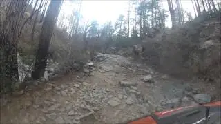 Senator Highway Washout 2-14-2015 Traveling South