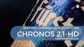 Beer Commercial Shot with the Spectacular Chronos 2.1-HD High Speed Camera!