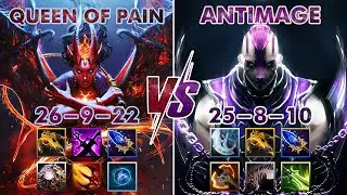 Arcane Seduction vs Arcane Destruction | Queen of Pain vs Antimage