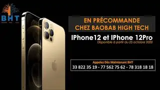IPHONE 12 EN PRECOMMANDE CHEZ BHT