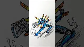 Speed drawing StickMan V1 Ultrakill #shorts #anime #drawing #v1 #art #fyp