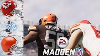 MADDEN NFL 21 |  KANSAS CITY CHIEFS vs CLEVELAND BROWNS | EXHIBITION