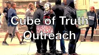 Cube of Truth Outreach with Anonymous for the Voiceless