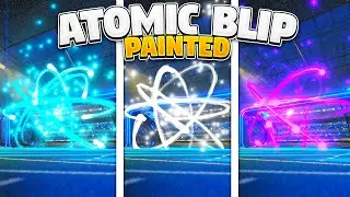 All Painted 'ATOMIC BLIP' Goal Explosions On Rocket League! Tournament Reward Showcase