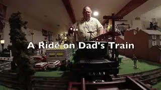 Riding on Dad's Train: vintage Lionel O27 gauge setup