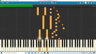 Children Of Bodom - Downfall keyboard parts Synthesia + MIDI file