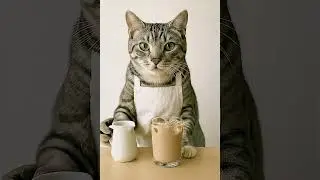 ASMR Bubble Tea by a Cat 🥤🐱 | Immersive Drink Sounds  #catchef #asmr #cutecat