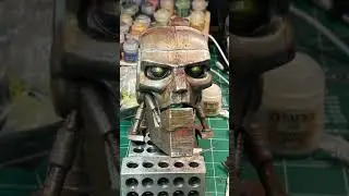 3D Printed ABC Warrior bust painting and weathering
